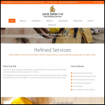 Screen shot of the Adroit Builders Ltd website.