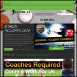 Screen shot of the Tecnico Coaching website.
