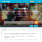 Screen shot of the Flow Caritas website.