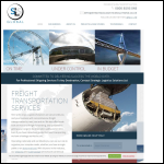 Screen shot of the Strategic Logistics Solutions website.