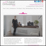 Screen shot of the London Lingual Orthodontic Clinic website.