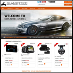 Screen shot of the GuardTec Ltd website.