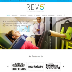 Screen shot of the Rev5 website.