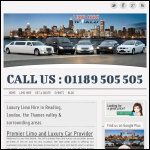 Screen shot of the Limo Hire World website.