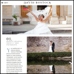 Screen shot of the David Bostock Photography website.