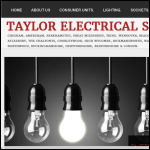 Screen shot of the Taylor Electrical Services website.