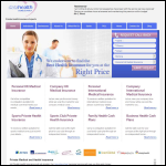 Screen shot of the DataHealth Consultancy Ltd website.