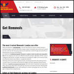 Screen shot of the Get Removals website.