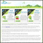 Screen shot of the Eco Green Hosting website.