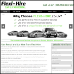 Screen shot of the Flexi-Hire website.