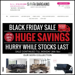 Screen shot of the Sofa Bargains website.