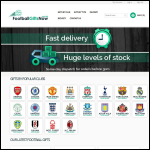 Screen shot of the Catala It Services Ltd t/a Footballgiftsnow.co.uk website.
