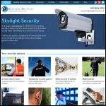 Screen shot of the Skylight Security website.