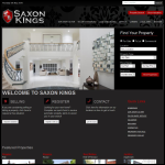 Screen shot of the Saxon Kings website.