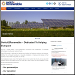 Screen shot of the Switch 2 Renewable website.