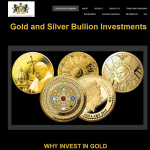 Screen shot of the The Gold and Silver Company website.