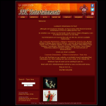 Screen shot of the A.R.C. Entertainments website.