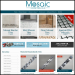 Screen shot of the Mosaic Border Tiles website.