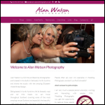 Screen shot of the Alan Watson Photography website.