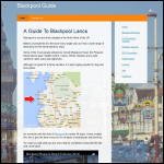 Screen shot of the Blackpool Guide website.