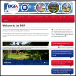 Screen shot of the British Golf Industry Association website.