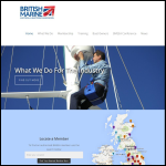 Screen shot of the British Marine Electrical & Electronics Association website.