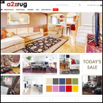 Screen shot of the a2z Rug Store website.
