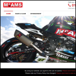 Screen shot of the McAMS website.