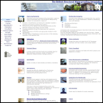 Screen shot of the British Structural Waterproofing Association website.