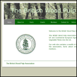 Screen shot of the British Wood Pulp Association website.