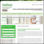 Screen shot of the Southeast Windows Ltd website.