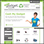 Screen shot of the Cash My Gadget website.