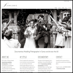 Screen shot of the John Lennie Photography website.