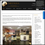 Screen shot of the Medusa Stone website.
