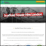 Screen shot of the Scaffold Tower Hire website.