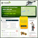 Screen shot of the Locksmith Forest Row website.