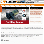 Screen shot of the DPF London website.