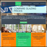 Screen shot of the Double Glazing Quote website.
