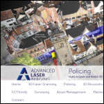 Screen shot of the Advanced Laser Imaging website.