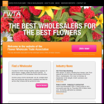 Screen shot of the Flower Wholesale Trade Association website.