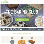 Screen shot of the Baked In Ltd website.