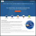 Screen shot of the Industrial Packaging Association website.