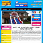 Screen shot of the Bristol & Weston Super Bounce website.