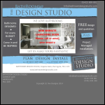 Screen shot of the Bathroom Design Studio website.