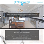 Screen shot of the JF Stoneworks website.