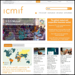 Screen shot of the International Cooperative and Mutual Insurance Federation website.