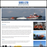 Screen shot of the Seafari Marine Services Ltd website.