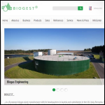 Screen shot of the Biogest UK Ltd website.