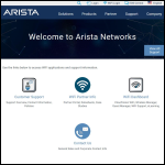 Screen shot of the AirTight Networks website.