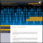 Screen shot of the Pragmatic Maintenance & Reliability Ltd website.